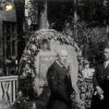 Damice - pomník obětem 1. světové války | starosta Horn přebírá od ředitele školy Antona Gabriela pomník pod správu obce dne 21. června 1936