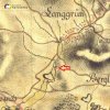 Bražec - Horní mlýn | Horní mlýn (Obere Mühle) u Bražce na výřezu mapy 1. vojenského josefského mapování z let 1764-1768