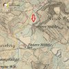 Bražec - Horní mlýn | Horní mlýn (Obere Mühle) u Bražce na výřezu mapy 3. vojenského františko-josefského mapování z roku 1878