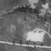 Bražec - Dolní mlýn | rozvaliny bývalého Dolního mlýna u Bražce na snímku vojenského leteckého mapování z roku 1952