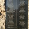 Staré Sedlo - pomník obětem 1. světové války | replika nápisové desky pomníku - říjen 2013