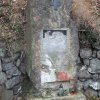 Korunní - pomník obětem 1. světové války | kamenná stéla pomníku padlým - leden 2020