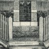 Dubina - pomník obětem 1. světové války | pomník obětem 1. světové války v Dubině na snímku z doby před rokem 1945