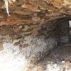 Bochov - Bártův mlýn | veleně zaklenutý sklep pod hlavní mlýnskou budovou zaniklého Bártova mlýna u Bochova - březen 2017