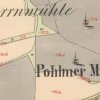 Polom - Polomský mlýn | Polomský mlýn na výřezu povinného císařského otisku mapy stabilního katastru vsi z roku 1841