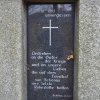 Sněžná - pomník obětem 1. světové války | novodobá nápisová deska - říjen 2015