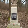 Opatov - pomník obětem 1. světové války | přední strana obnoveného pomníku - březen 2020