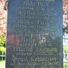 Bochov - pomník obětem 1. světové války | jména padlých na severní straně - květen 2018