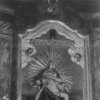 Valeč - kaple Panny Marie Bolestné | barokní sousoší Piety na oltáři v roce 1993