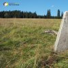 Háje - Güntherův kříž | žulový podstavec Güntherova kříže v místech zaniklé osady Háje (Zwittermühl) - červenec 2021