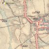 Pšov (Schaub) | obec Pšov (Schaub) na výřezu mapy 3. vojenského františko-josefského mapování z roku 1879