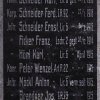 Bystřice - pomník obětem 1. světové války | nápisová deska se jmény obětí v době před rokem 1945