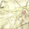 Zbraslav - Theisingerův kříž | Theisingerův kříž na rozcestí při bývalé cestě ze Zbraslavi do Štědré na výřezu mapy 2. vojenského františkovo mapování z roku 1841