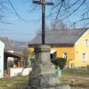 Prohoř - železný kříž | obnovený železný kříž v Prohoři - březen 2016