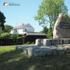 Božičany - pomník obětem 1. světové války | novodobě přebudovaný pomník obětem světových válek v Božičanech - červen 2017