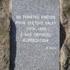 Ruprechtov - pomník obětem 1. světové války | nová nápisová deska pomníku - březen 2022
