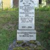 Hory - pomník obětem 1. světové války | přední strana pomníku - červen 2017