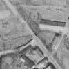Horní Tašovice - Schlemmský mlýn | bývalý Schlemmský mlýn v Horních Tašovicích na snímku vojenského leteckého mapování z roku 1962