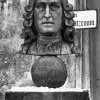 Doupov - busta Antona Josefa Klementa | busta Antona Josefa Klementa v Doupově před rokem 1945