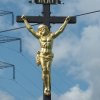 Údrč - Eberlův kříž | plastika Ukřižovaného Krista - srpen 2021