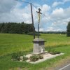 Údrč - Eberlův kříž | obnovený Eberlův kříž při silnici do Údrče po celkové rekonstrukci - srpen 2021