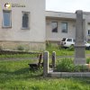 Chodov - pomník obětem 1. světové války | přední strana obnovovaného pomníku obětem 1. světové války v Chodově - červen 2017