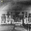Smrkovec - kostel sv. Václava | interiér farního kostela sv. Václava ve Smrkovci na historickém snímku z roku 1890