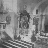 Jelení - kostel sv. Antonína Paduánského | interiér farního kostela v Jelení před rokem 1945