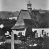 Doupov - kostel sv. Wolfganga | hřbitovní kostel od jihozápadu před rokem 1945