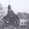 Maleš (Hradiště) - kaple sv. Anny | dřevěná kaple sv. Anny v obci Maleš před rokem 1945
