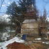 Maroltov - kaple | rekonstrukce zchátralé obecní kaple na návsi uprostřed vsi Maroltov - duben 2015