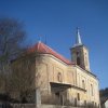 Radošov - kostel sv. Václava | kostel sv. Václava od západu - březen 2013