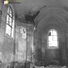 Radošov - kostel Narození sv. Jana Křtitele | zdevastovaný interiér kostela Narození sv. Jana Křtitele v Radošově - duben 1961