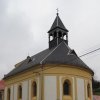 Stráž nad Ohří - kostel sv. Michaela Archanděla | kostel od západu - listopad 2009