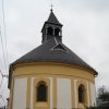 Stráž nad Ohří - kostel sv. Michaela Archanděla | závěr kostela - listopad 2009