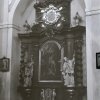 Svatobor - kostel Nanebevzetí Panny Marie | oltář sv. Ludvíka Francouzského v roce 1953