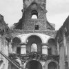 Doupov - kostel Nanebevzetí Panny Marie | interiér vyhořelého kostela v 60. letech 20. století