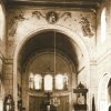Rybáře - kostel Povýšení sv. Kříže | interiér kostela v době před rokem 1945