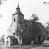 Ryžovna - kostel sv. Václava | zdevastovaný kostel sv. Václava v Ryžovně na snímku z roku 1963