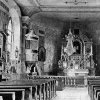 Ryžovna - kostel sv. Václava | interiér kostela sv. Václava v Ryžovně na historickém snímku z roku 1913