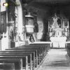 Ryžovna - kostel sv. Václava | interiér kostela sv. Václava v Ryžovně na historickém snímku z doby před rokem 1945