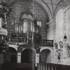 Mariánská - kostel Nanebevzetí Panny Marie | hudební kruchta v interiéru poutního kostela v roce 1913