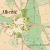 Albeřice (Alberitz) | císařský otisk stabilního katastru obce Albeřice z roku 1842