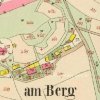 Kostelní Hůrka (Am Berg) | Kostelní Hůrka na mapě stabilního katastru vsi z roku 1841