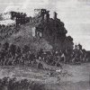 hrad Andělská Hora (Engelsburg) | hrad Andělská Hora (Engelsburg) od západu na kresbě neznámého autora z doby kolem roku 1840