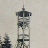 Tocov - Kudlichova rozhledna | chátrající dřevěná vyhlídková věž roku 1900
