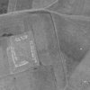 Čichalov - tvrz | patrně zbytky zdí na vrchu Hůrka u Čichalova zachycené na snímku leteckého vojenského mapování z roku 1952