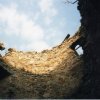 Bochov - hrad Hartenštejn | vnitřní prostor severní věže před úpravami - duben 2002
