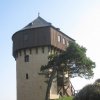 Bochov - hrad Hartenštejn | obnovená Karlovarská věž - duben 2013