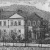 Velichov - zámek | zámek po pseudoklasicistní přestavbě na kresbě z roku 1879